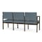 Lesro Lenox 3 Seat Tandem Seating W/ No Center Arms, 64.5 in W 24.5 in L 32 in H LS3101 - alternate 2